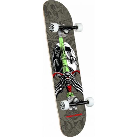 Powell Peralta Complete Skull & Sword One Off 191 Grey 7.5